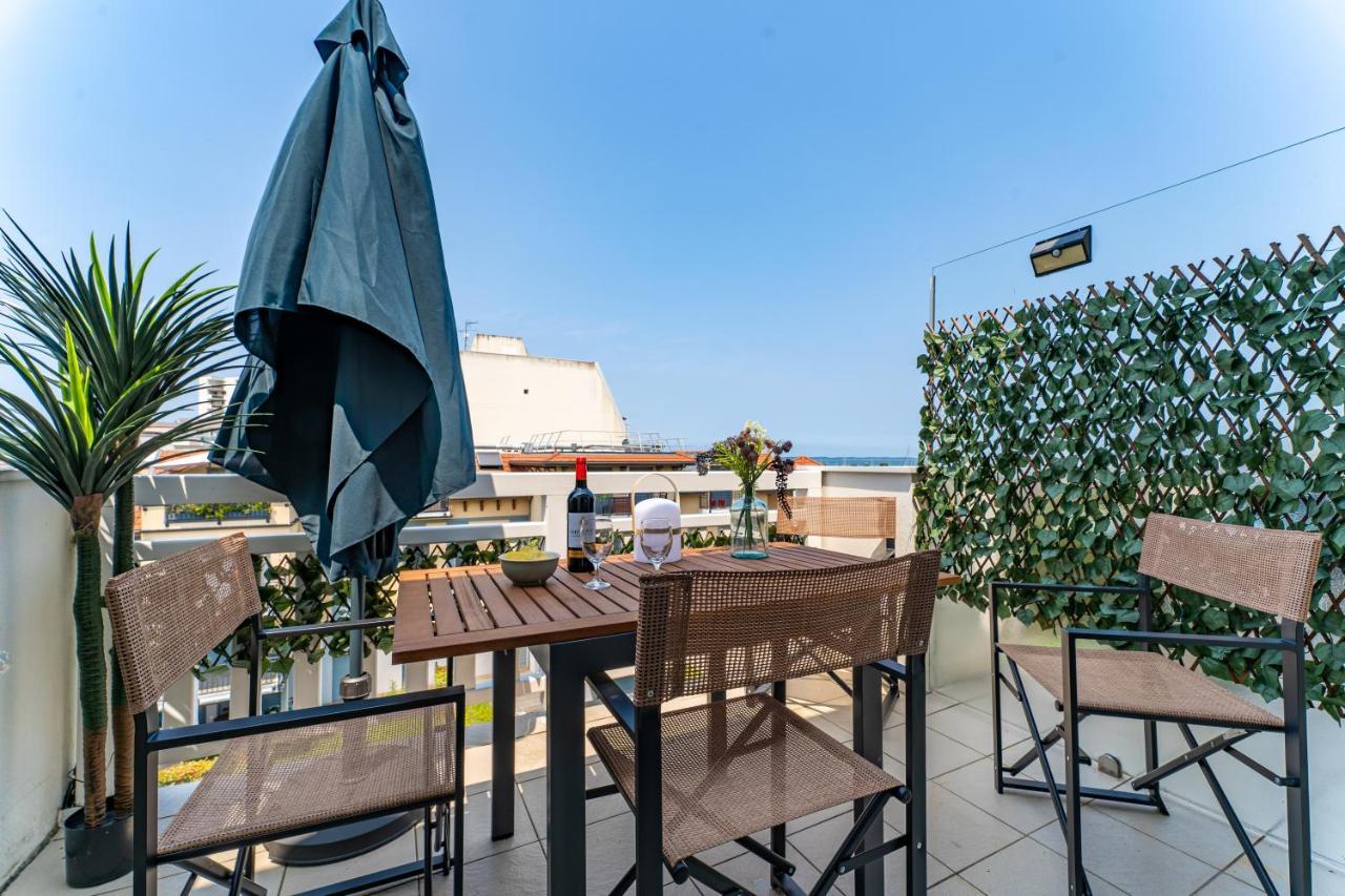 Apartmán Piton Des Neiges - Nid Douillet Terrasse Vue Port Arcachon Exteriér fotografie